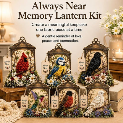 🔥 Always Near 3D Fabric Poke Art Memory Lantern Kit