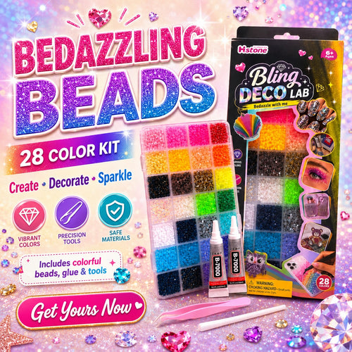 dht™⭐Glitter Rhinestone Bedazzling Kit – 28-Color Resin Rhinestones for DIY Crafting