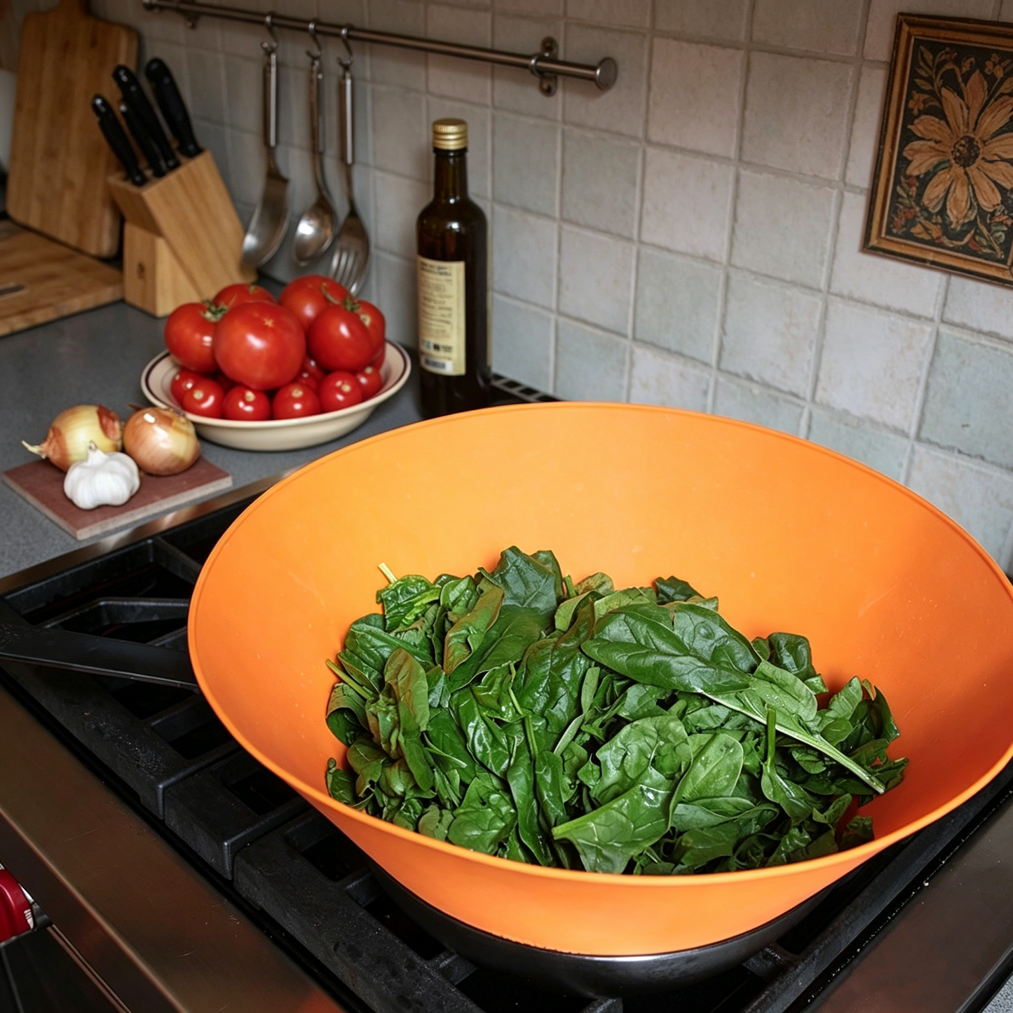BPA-free Silicone Wok Splatter Guard