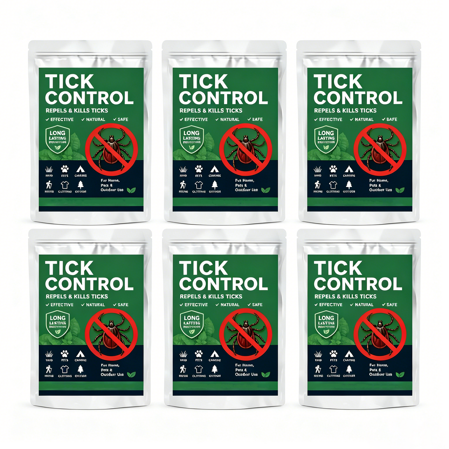 Natural Tick Control Repellent & Killer Sachets