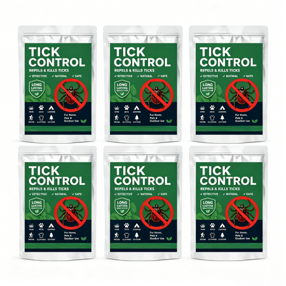 Natural Tick Control Repellent & Killer Sachets