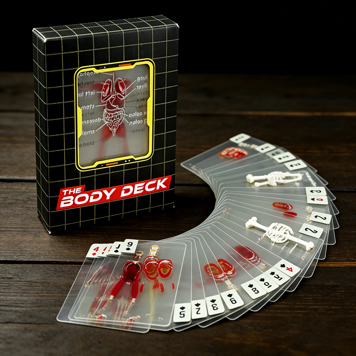 Human Anatomy Playing Cards
