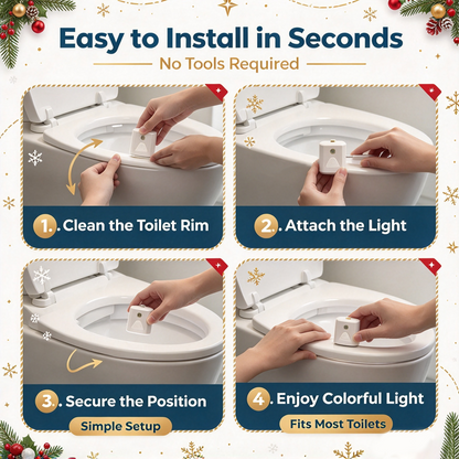 dht™⭐ Christmas Toilet Night Light❄️Bring Christmas Magic to Your Bathroom