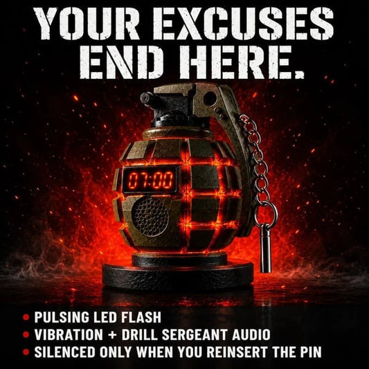 💣Grenade Alarm Clock
