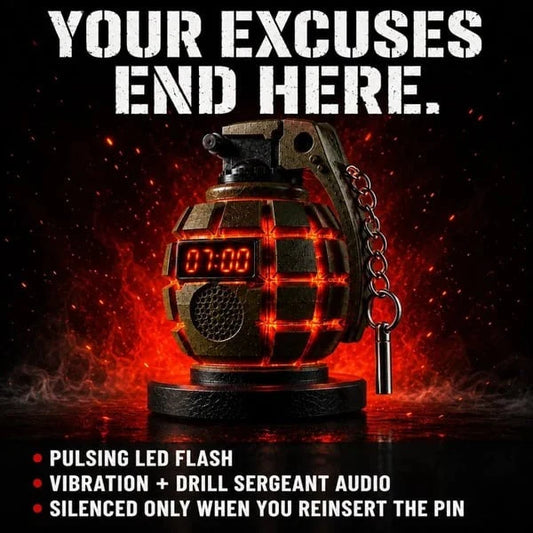 🔥💣Grenade Alarm Clock