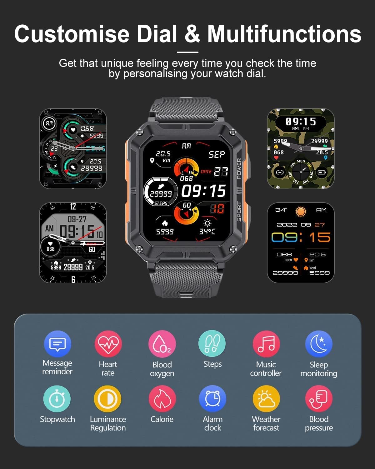 The Indestructible Smart Watch – Outdoor Fitness Tracker