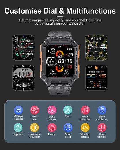 The Indestructible Smart Watch – Outdoor Fitness Tracker
