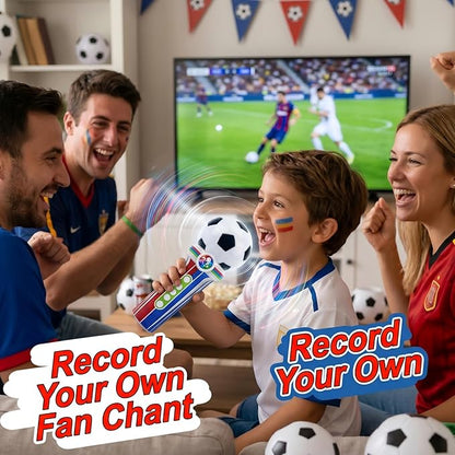 2026 FIFA World Cup Fan Cheering Kit – Whistle, Drum, Recorder & LED Noisemaker