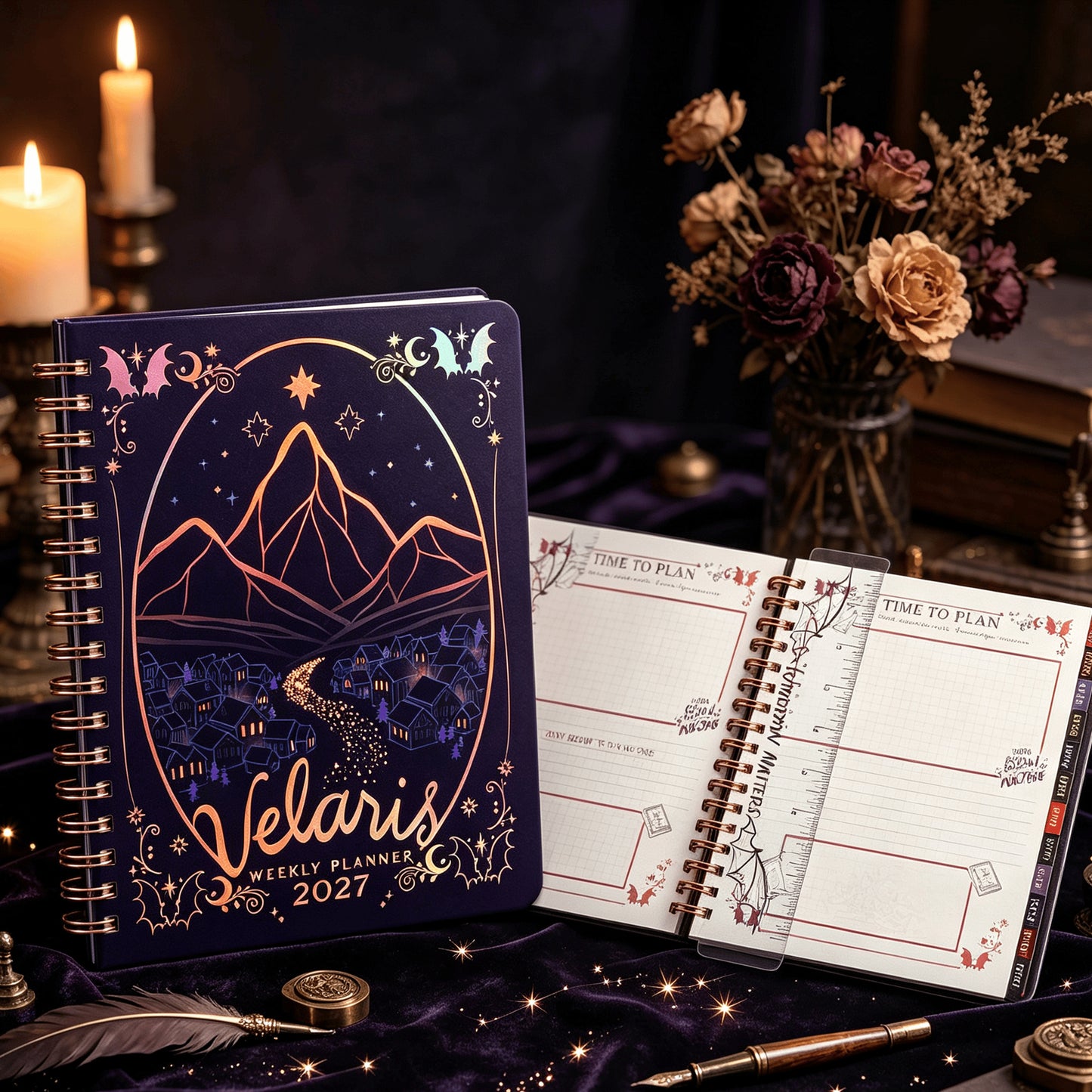 🌙 A Court of Thorns and Roses: Velaris 2027 Weekly Planner ✨ Officially Licensed Fantasy Organizer