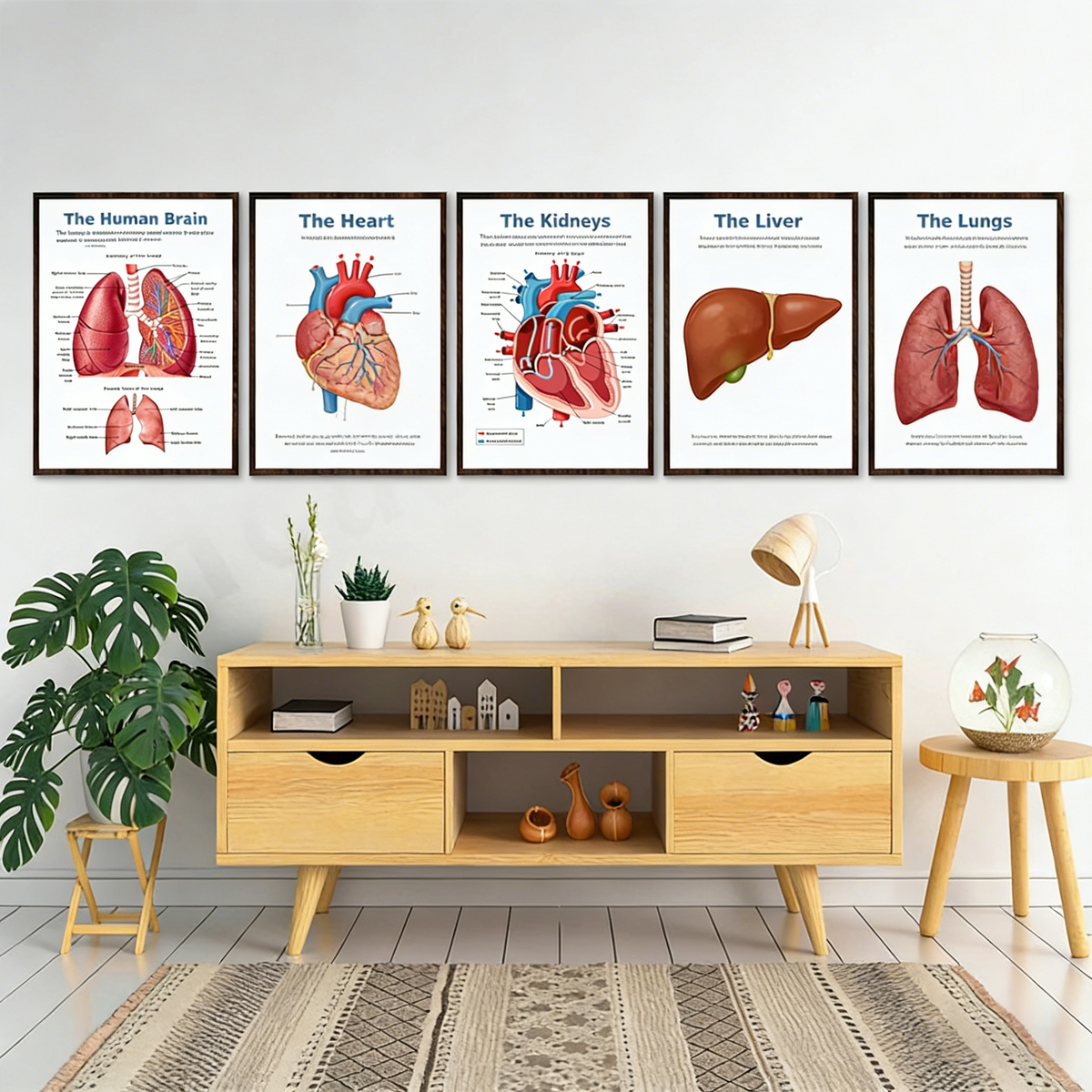 Educational Human Anatomy Poster