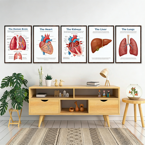 Educational Human Anatomy Poster