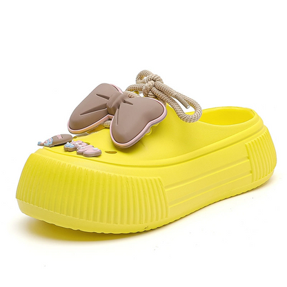 Women's Cute Platform Clog Slippers Soft EVA Non-Slip Summer Beach Sandals