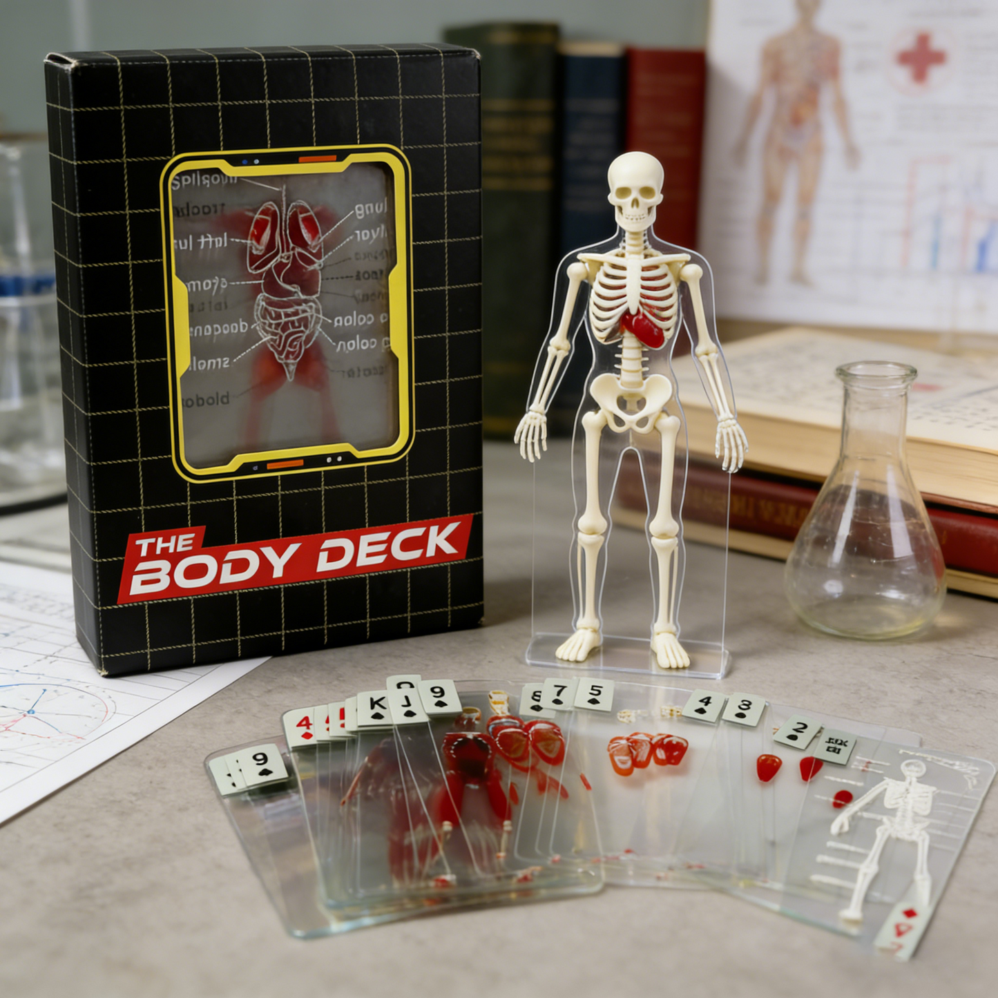 Human Anatomy Playing Cards