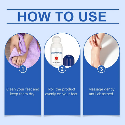 Anti-Crack Dry Foot Repair Roller, Refreshing Non-Greasy Moisturizing Foot Care