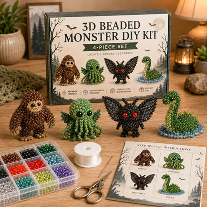  Mini 3D Beaded Animal Craft Kit