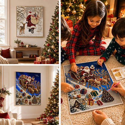 Christmas Reindeer Diamond Painting Art Kit