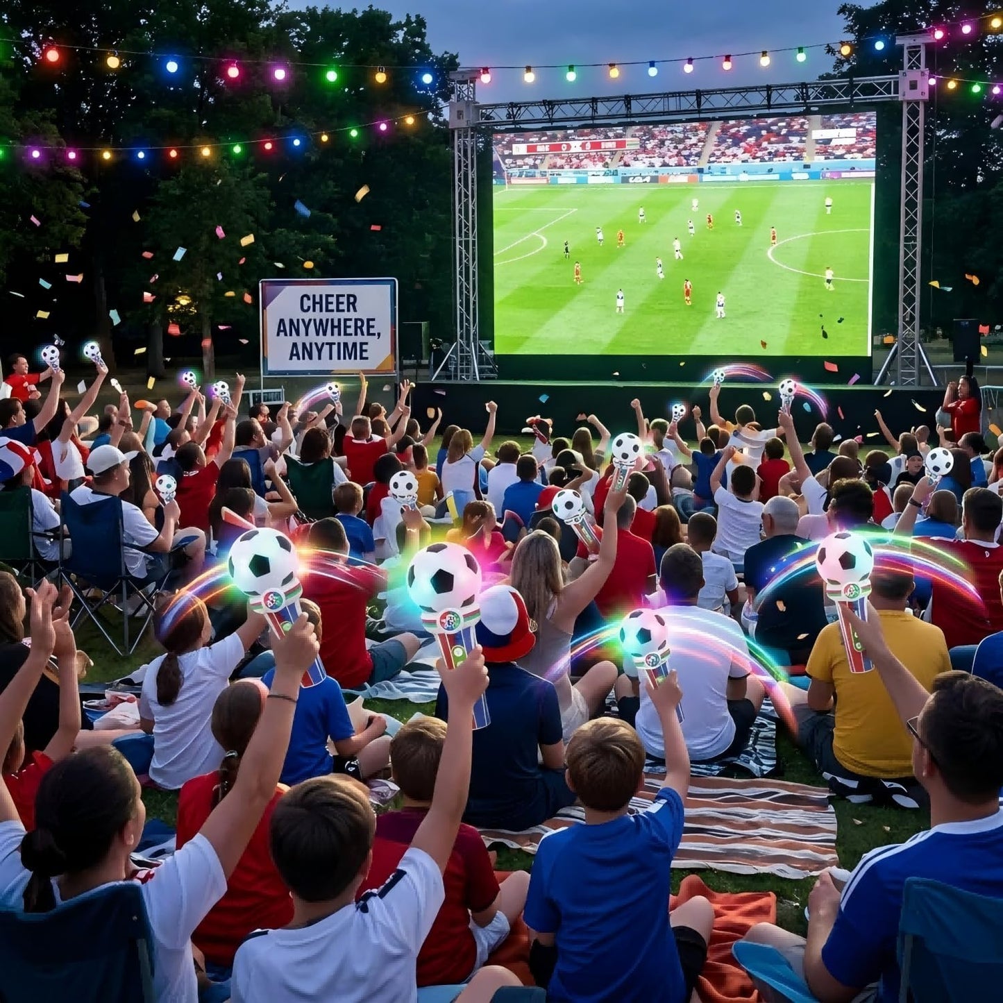 2026 FIFA World Cup Fan Cheering Kit – Whistle, Drum, Recorder & LED Noisemaker