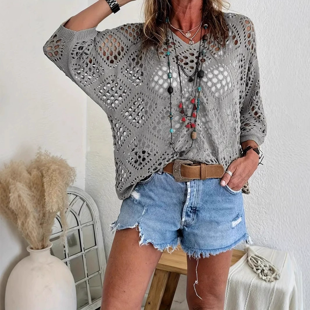 Women’s Knit Pullover Hollow