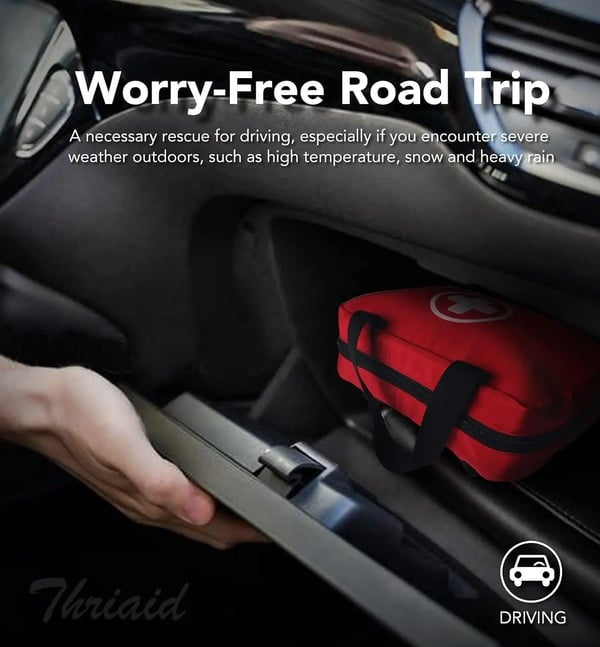 🚨 Waterproof First Aid Kit – Compact Emergency Kit For Home, Car & Outdoor