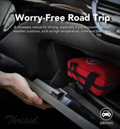 🚨 Waterproof First Aid Kit – Compact Emergency Kit For Home, Car & Outdoor