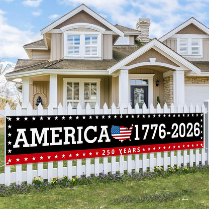 250th Anniversary American Banner Flag