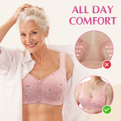 Senior Fit Front Button Bras