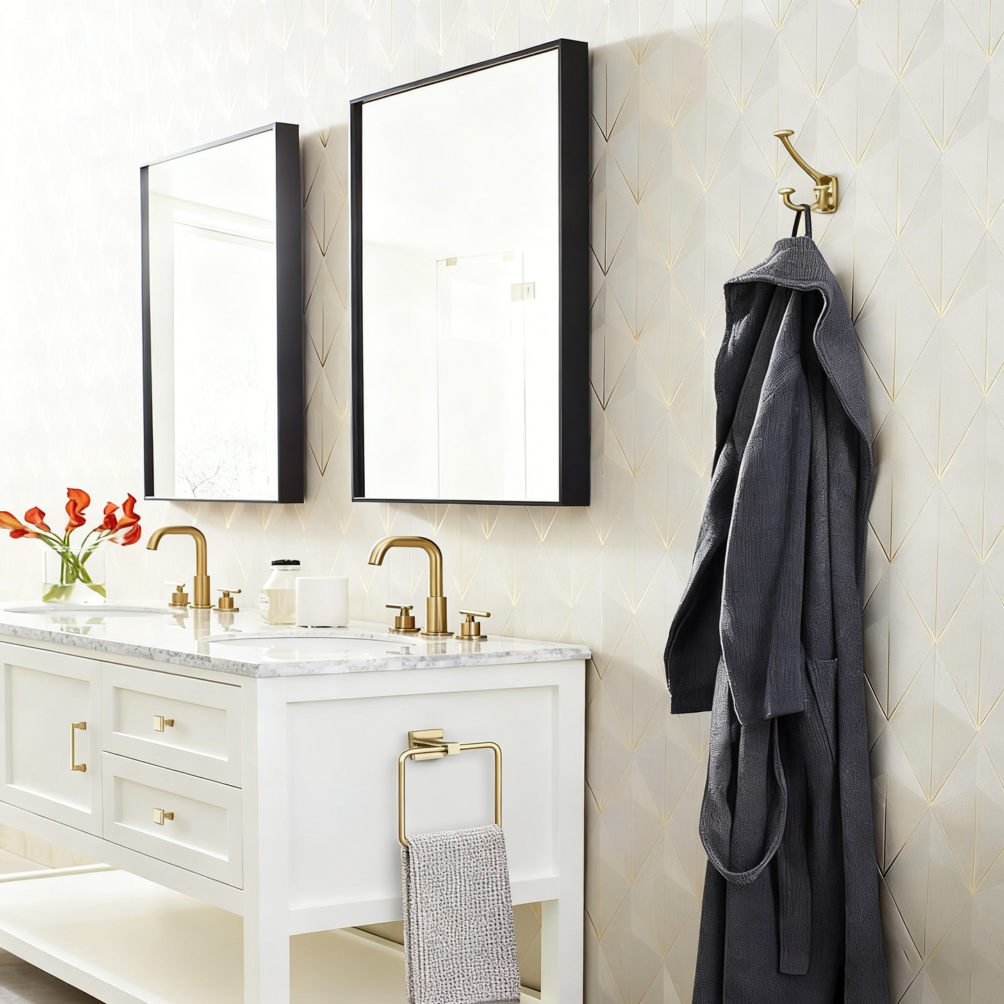 Triple Prong Decorative Wall Hook