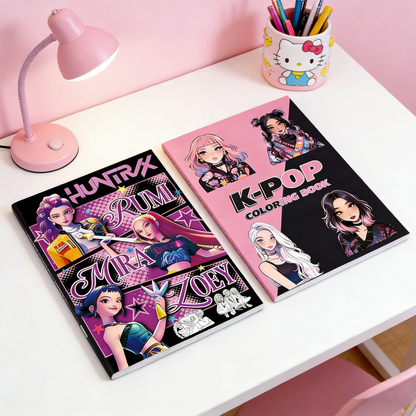 K-POP Coloring Book Set