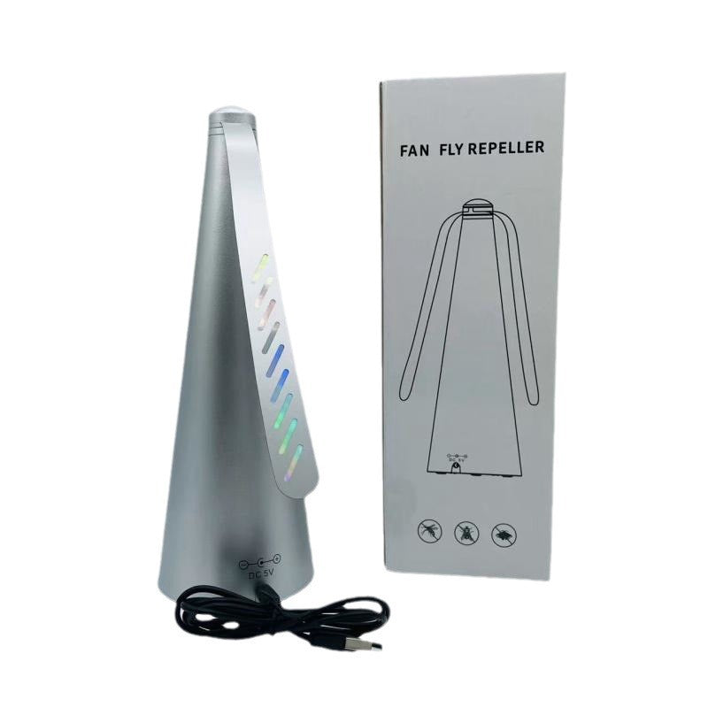Outdoor Electric Fly & Mosquito Repellent Fan, Automatic Pest Removal Tool