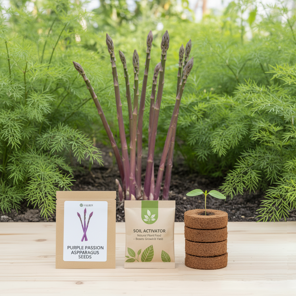 🌱Purple Passion Asparagus Plants