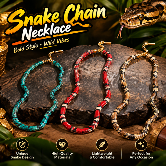 dht™⭐Snake Artificial jewellery - Pendant Necklace