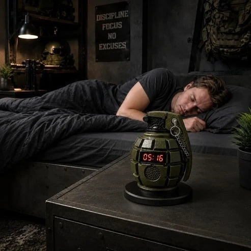 🔥💣Grenade Alarm Clock
