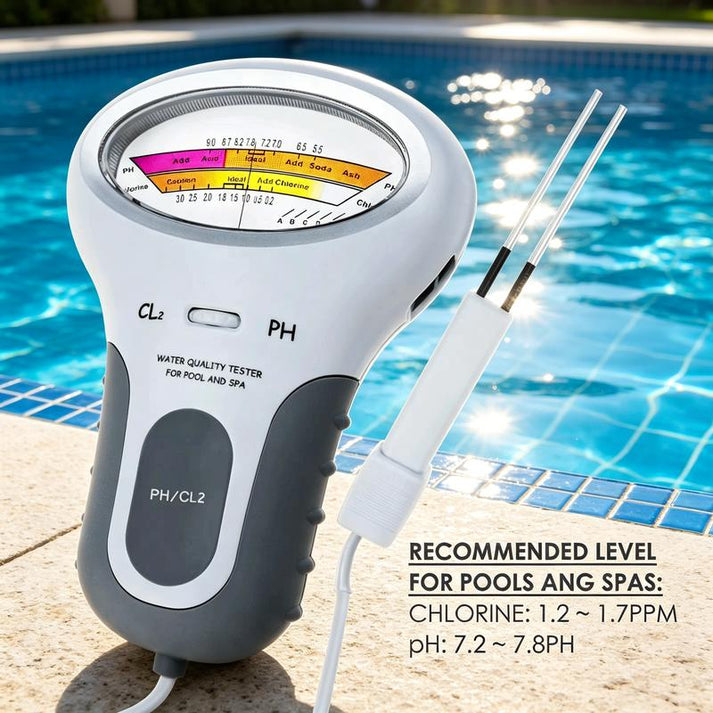 🔬💧 pH and chlorine tester for swimming pools