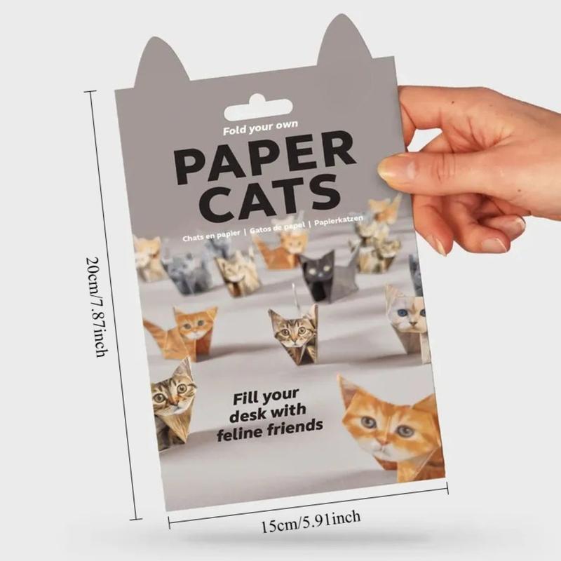 150 Sheets Origami Set: Cat, Dog & Dinosaur Designs