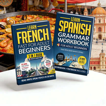 3-in-1 Spanish, French & Italian for Adult