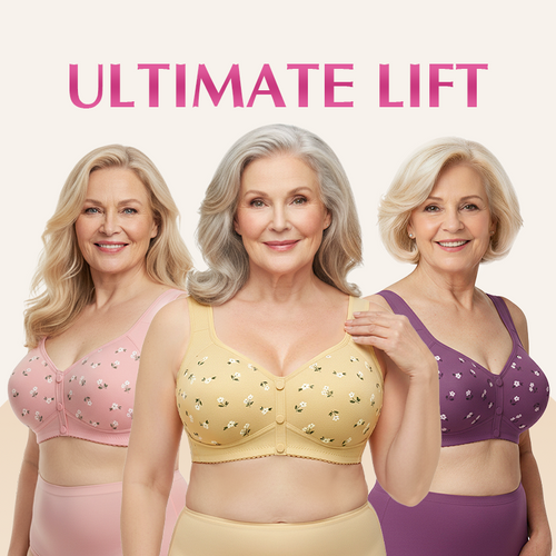 Senior Fit Front Button Bras