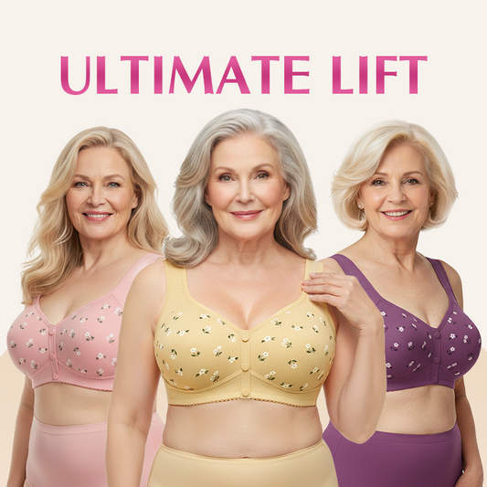 Senior Fit Front Button Bras
