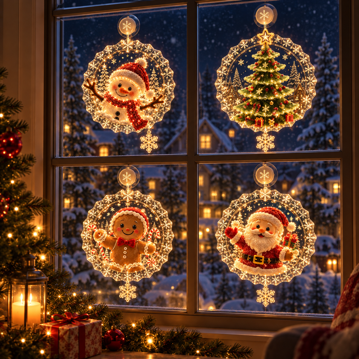dht™⭐ Christmas Suction Cup Window Light