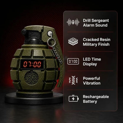 🔥💣Grenade Alarm Clock