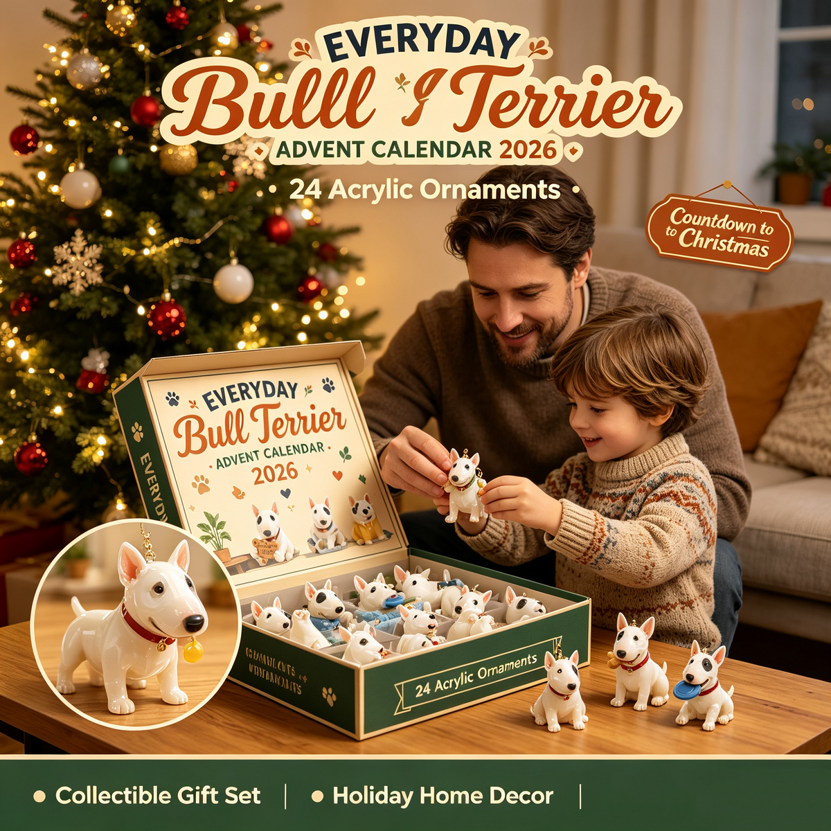 🐕High Sales 2026 Everyday Bull Terrier Advent Calendar