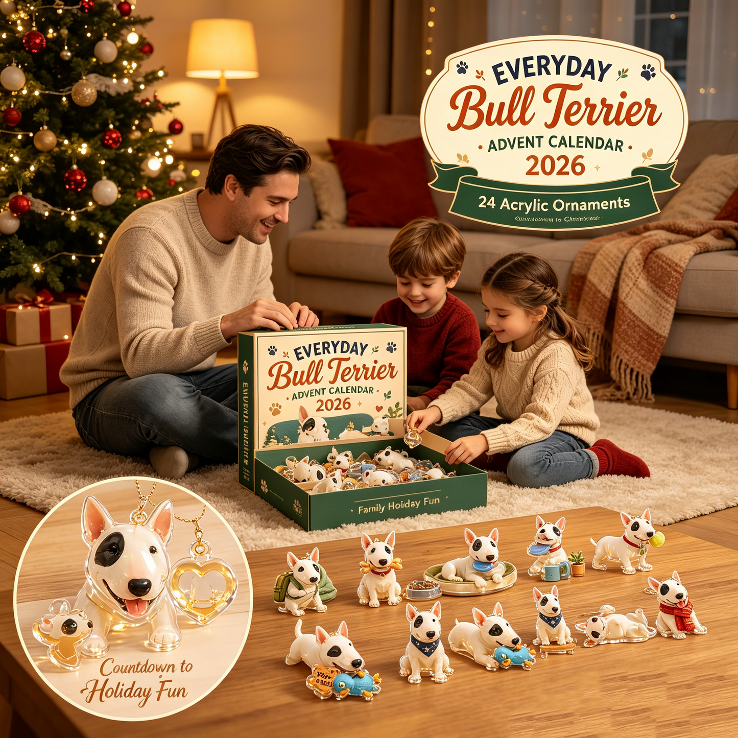 🐕High Sales 2026 Everyday Bull Terrier Advent Calendar