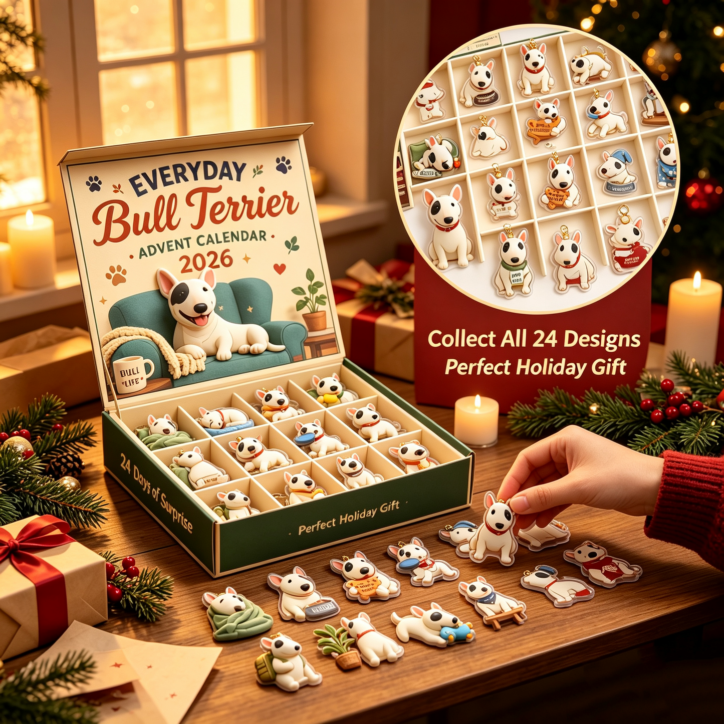 🐕High Sales 2026 Everyday Bull Terrier Advent Calendar