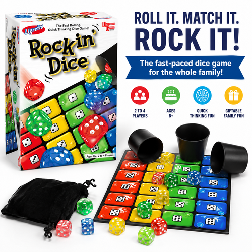 🎲 Ligretto Rocking Dice Game — Fast, Fun, Family-Friendly