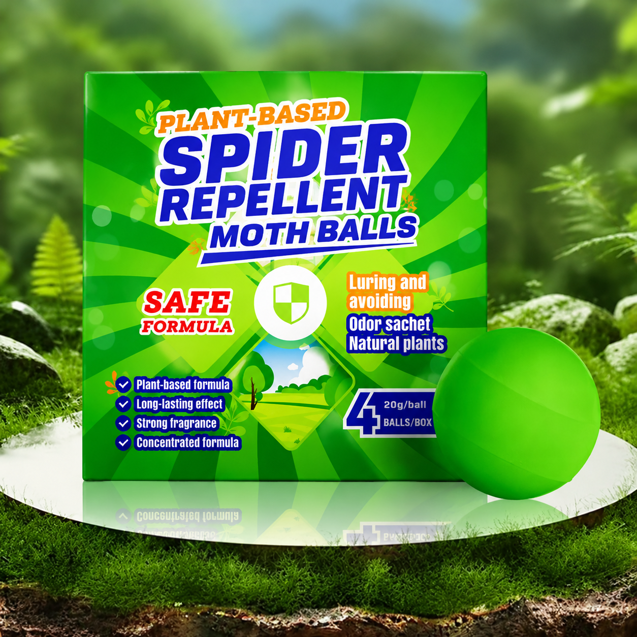 Natural Spider & Moth Repellent Balls