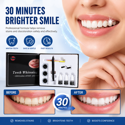 Premium Teeth Whitening Black SPA Kit for Home Use