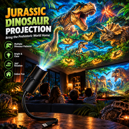 dht™⭐Plug-&-Play HD Theme Projector – 6 or 10 Festive Scenes
