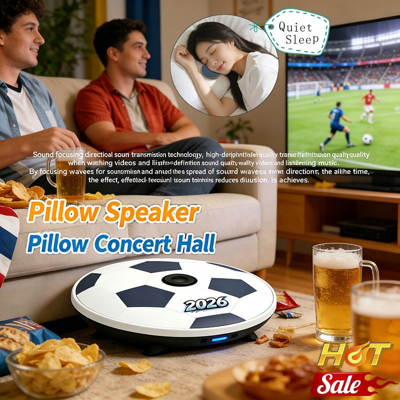 2026 World Cup Pillow Sleep Speaker
