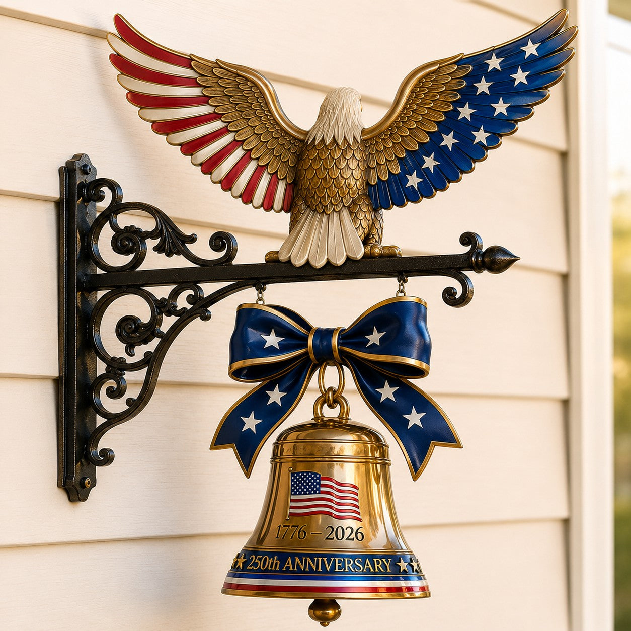 🎊 Ring in the Semiquincentennial: 1776-2026 "Spirit of Liberty" Eagle Bell 🛒 | Buy 2 Get Free Shipping
