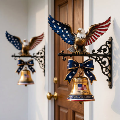 🎊 Ring in the Semiquincentennial: 1776-2026 "Spirit of Liberty" Eagle Bell 🛒 | Buy 2 Get Free Shipping