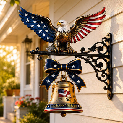 🎊 Ring in the Semiquincentennial: 1776-2026 "Spirit of Liberty" Eagle Bell 🛒 | Buy 2 Get Free Shipping